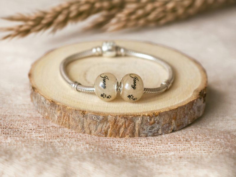 Memory Design - pandora charm kutyaszőrrel, kutyás emlék