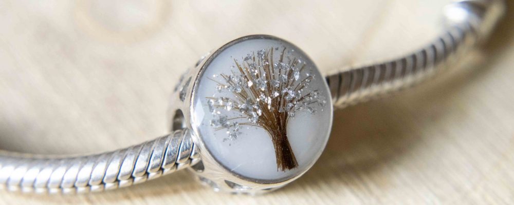 Memory Design - hajtincses emlék ékszer, ezüst charm